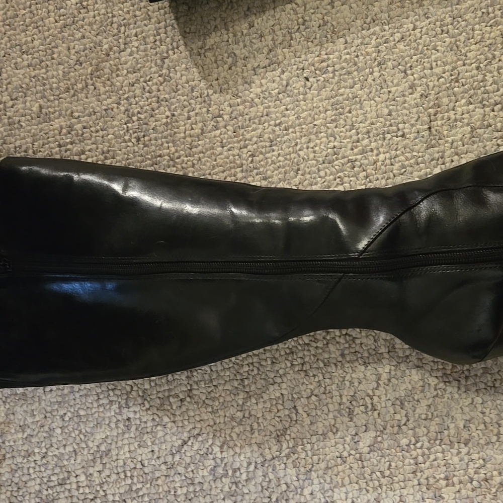 NINE WEST GALLIVANTO Elegant Black Knee-High Boots - Picture 11 of 11